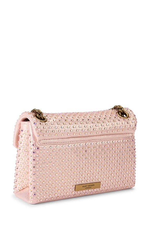 Dodaci Kurt Geiger London crossbody torba za žene Kensington 5018153609 narančasta
