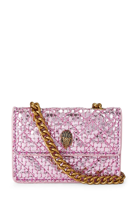 Kurt Geiger London crossbody kabelka dámská Micro Kensington růžová 5588698999