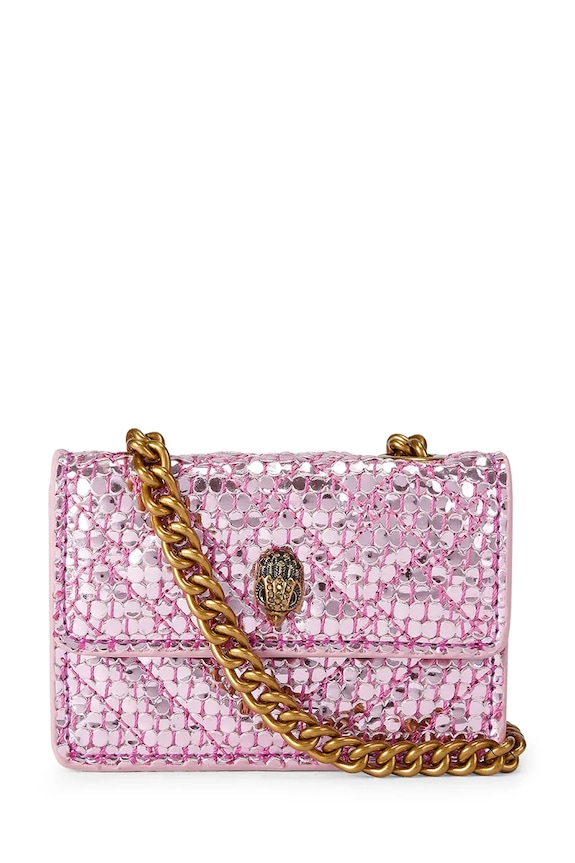 Kurt Geiger London crossbody kabelka dámská Micro Kensington růžová 5588698999