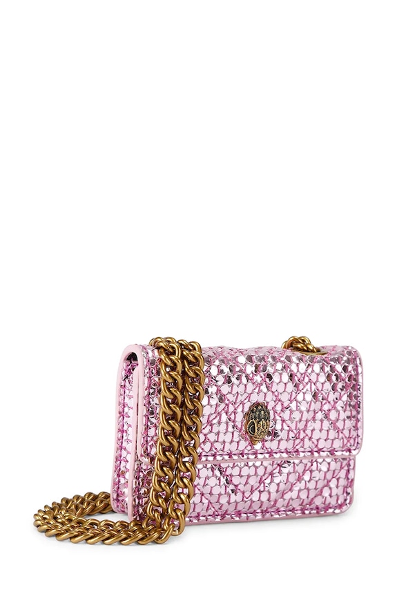 Kurt Geiger London crossbody kabelka dámská Micro Kensington 5588698999 růžová SS26