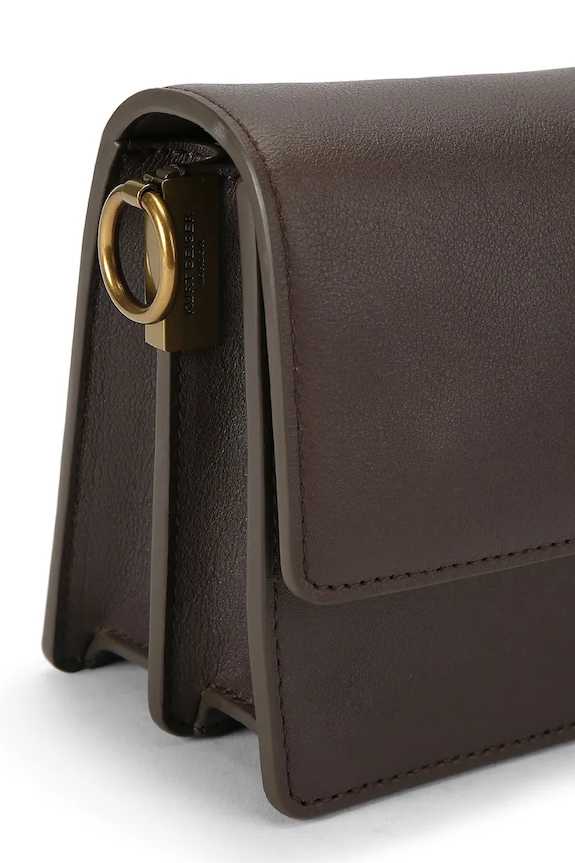 Kurt Geiger London crossbody kabelka dámska kožená Sloane Soft Shoulder Bag 5578831109 hnedá