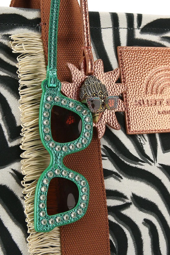 Kurt Geiger London Torebka shopper damska bawełniana biały 2043401069