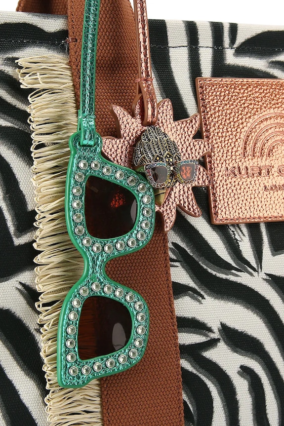 Kurt Geiger London Torebka shopper damska bawełniana biały 2043401069
