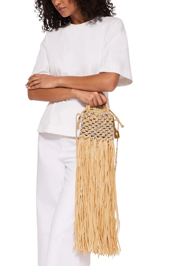 Kurt Geiger London сумочка жіноча Mini Macrame Crystal Bag 5032440999