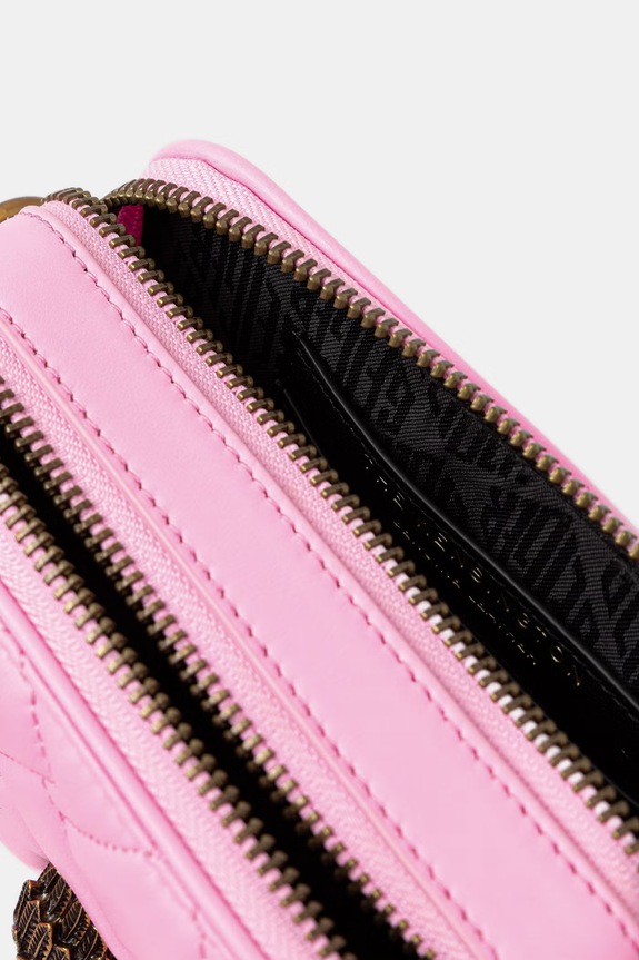 Kurt Geiger London crossbody torba za žene kožna Kensington 5389198109 roza