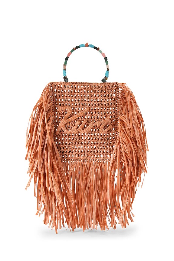 Kurt Geiger London torebka damska Kurt Mini Tote Fringe pomarańczowy 5568891999