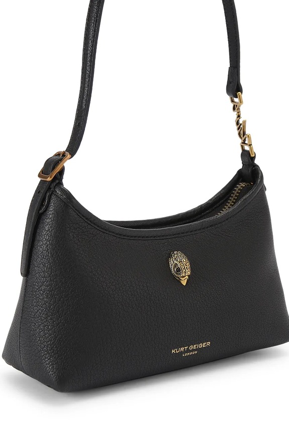 Kurt Geiger London torba za žene kožna Kurt sling 5586600109 crna SS26
