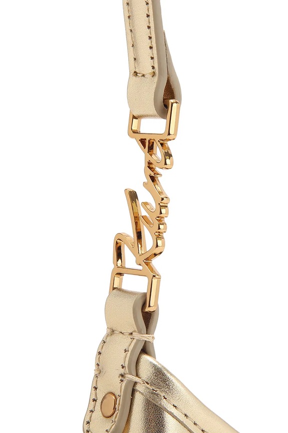 Kurt Geiger London borítéktáska női bőr Kurt sling arany 5586661109