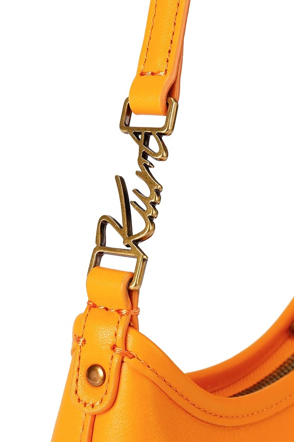 Kurt Geiger London torebka damska skórzana Kurt sling pomarańczowy 5586694109