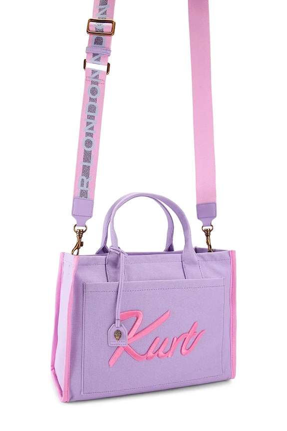 Kurt Geiger London torebka tote damska Kurt Tote 5570795609 fioletowy SS26