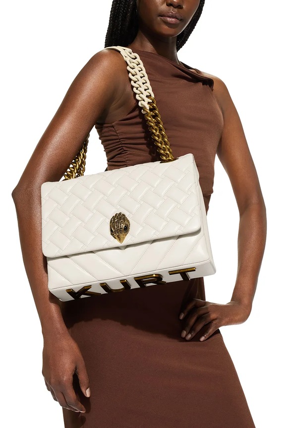 Kurt Geiger London crossbody torba ženska kožna Kensington 5643741109