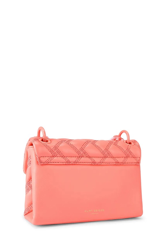 Dodaci Kurt Geiger London crossbody torba za žene kožna Kensington 5579157109 narančasta