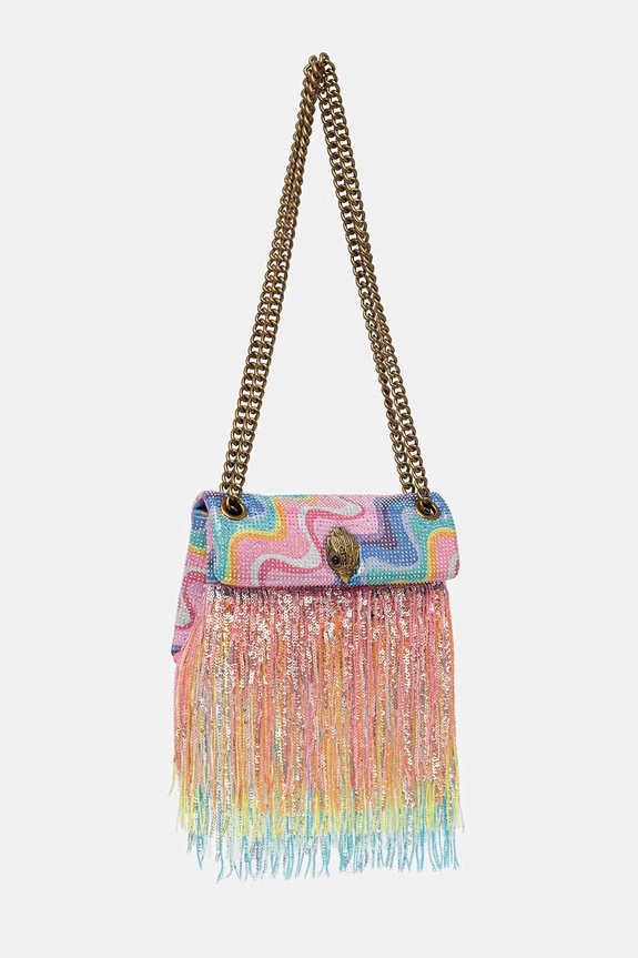 Kurt Geiger London crossbody torba za žene Mini Kensington 5020169689 roza SS26