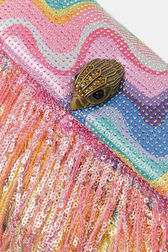 Kurt Geiger London crossbody torba za žene Mini Kensington roza 5020169689