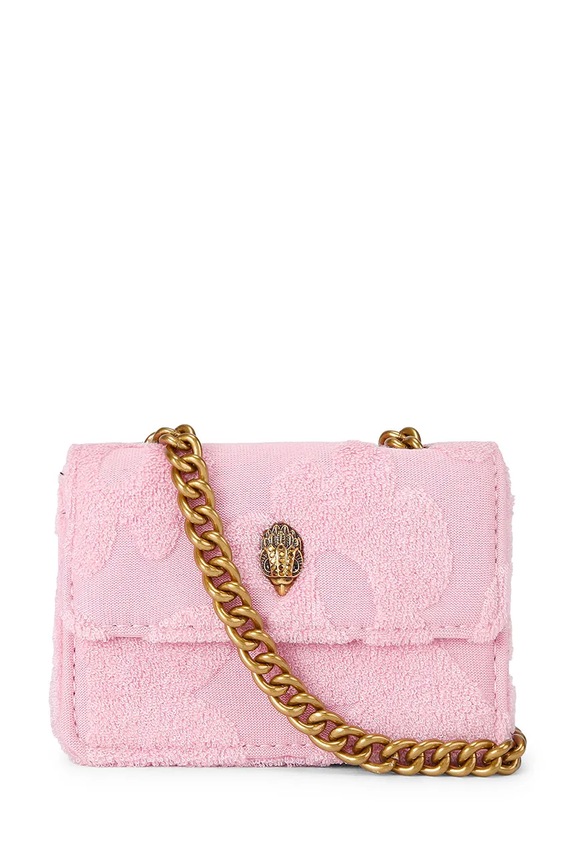 Kurt Geiger London torebka crossbody damska Micro Kensington różowy 5364553689