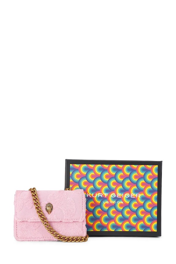 Kurt Geiger London torebka crossbody damska Micro Kensington 5364553689 różowy