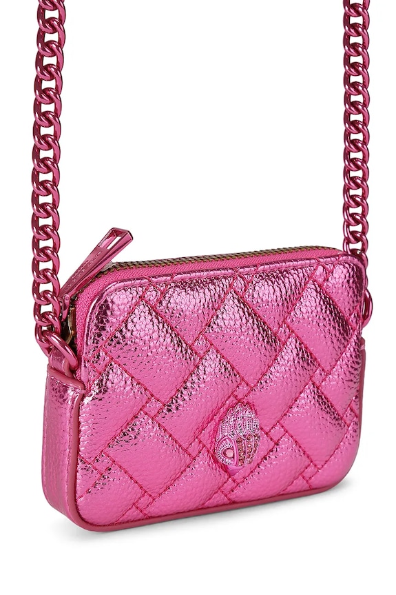 Kurt Geiger London portfel damski Micro Kensington 3735598979 różowy SS26