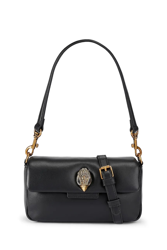 Kurt Geiger London crossbody kabelka dámska kožená Mini Oxford čierna 5586400109