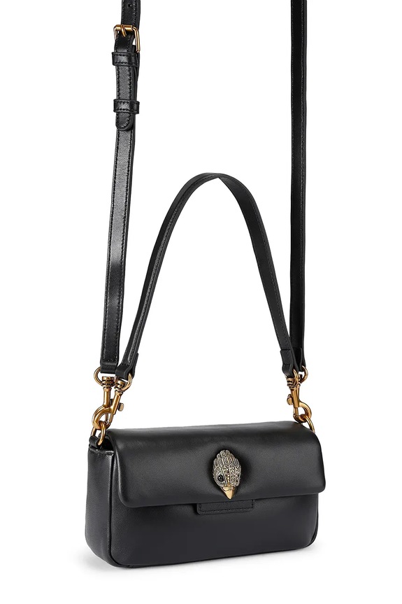 Kurt Geiger London crossbody kabelka dámska kožená Mini Oxford 5586400109 čierna SS26