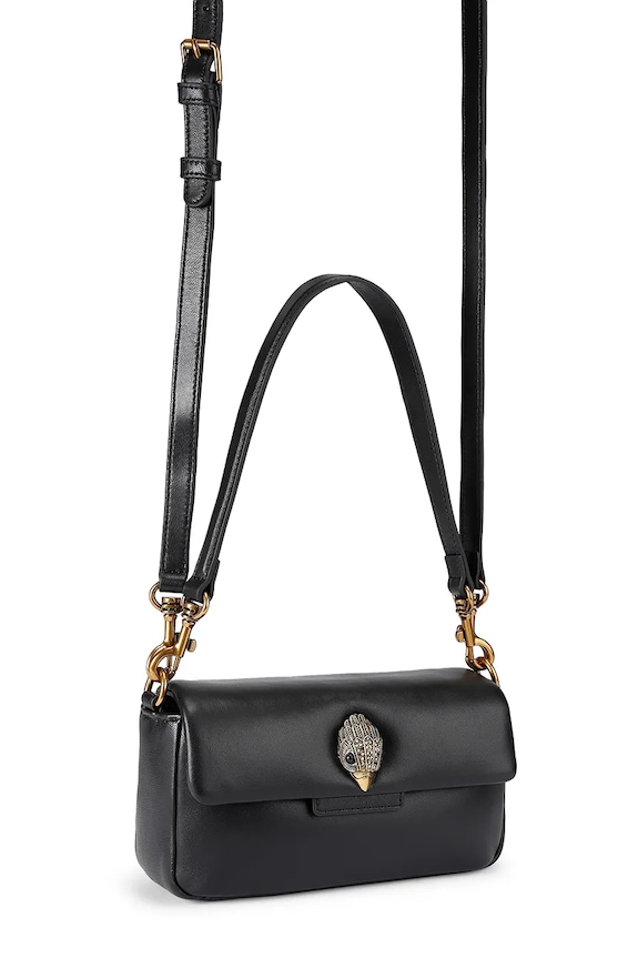 Kurt Geiger London crossbody kabelka dámska kožená Mini Oxford 5586400109 čierna SS26