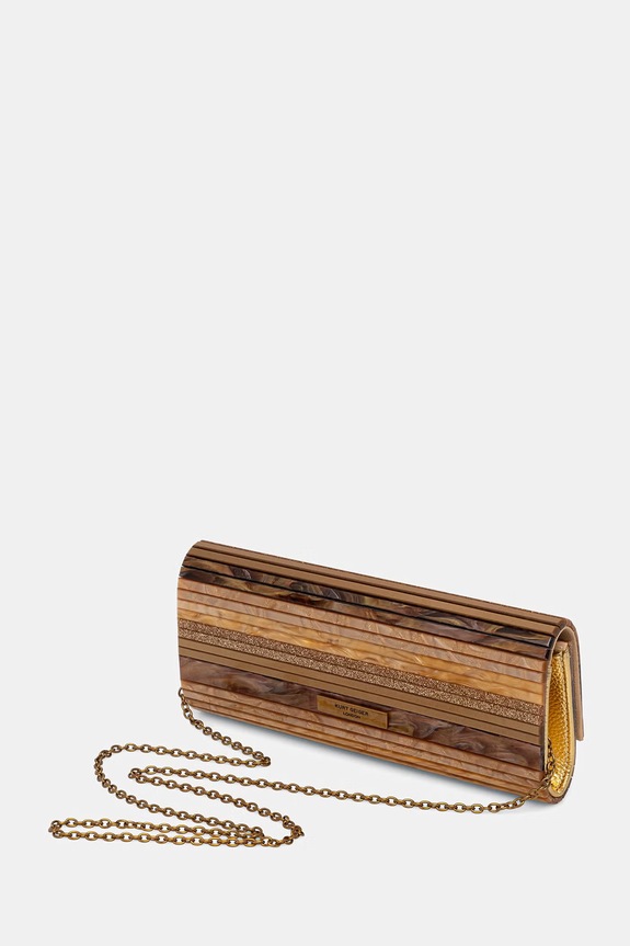 Аксесоари Kurt Geiger London клъч дамски Eagle 5604468979 кафяв