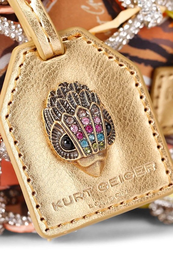 Kurt Geiger London torba Macrame Crystal Bag smeđa 2038239689