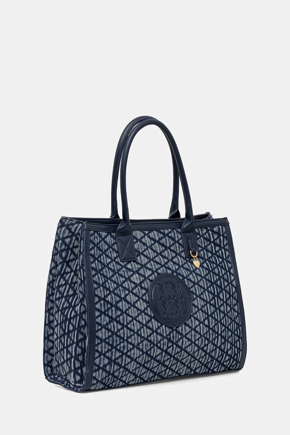 Morgan tote bag pentru femei 2CARO bleumarin SS26