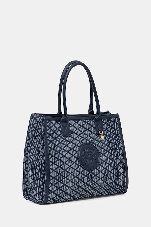 Morgan tote bag pentru femei 2CARO bleumarin SS26