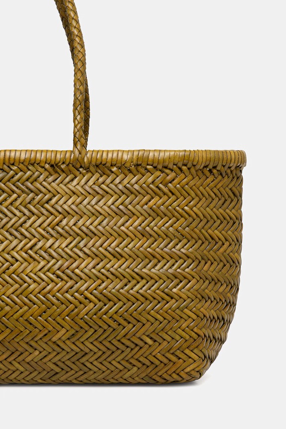 Akcesoria Dragon Diffusion torebka shopper damska skórzana DGS68810 zielony