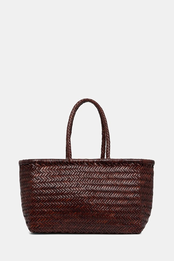 Dragon Diffusion torebka shopper damska skórzana bordowy DGS68810