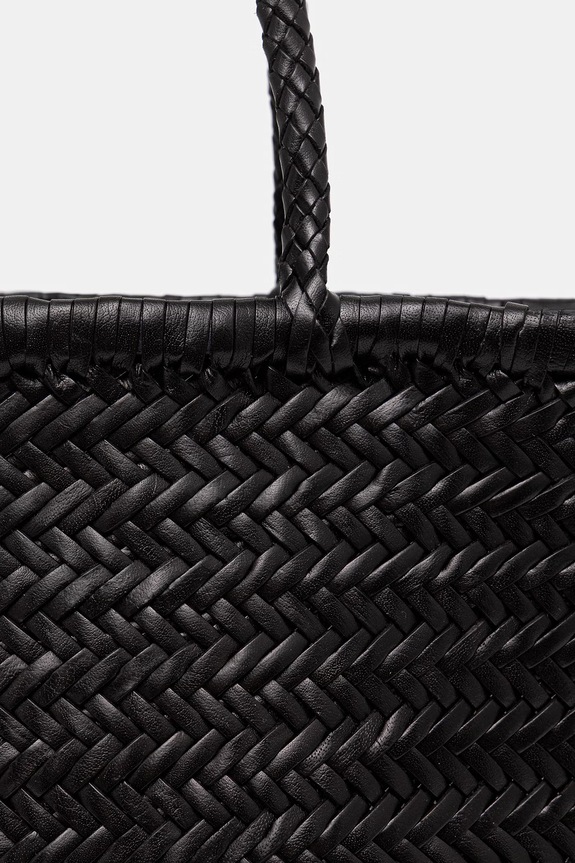 Dragon Diffusion torebka shopper damska skórzana czarny DGS68810