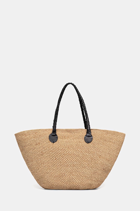 Dragon Diffusion torebka shopper damska pleciona beżowy SZS6SD.BRU.01