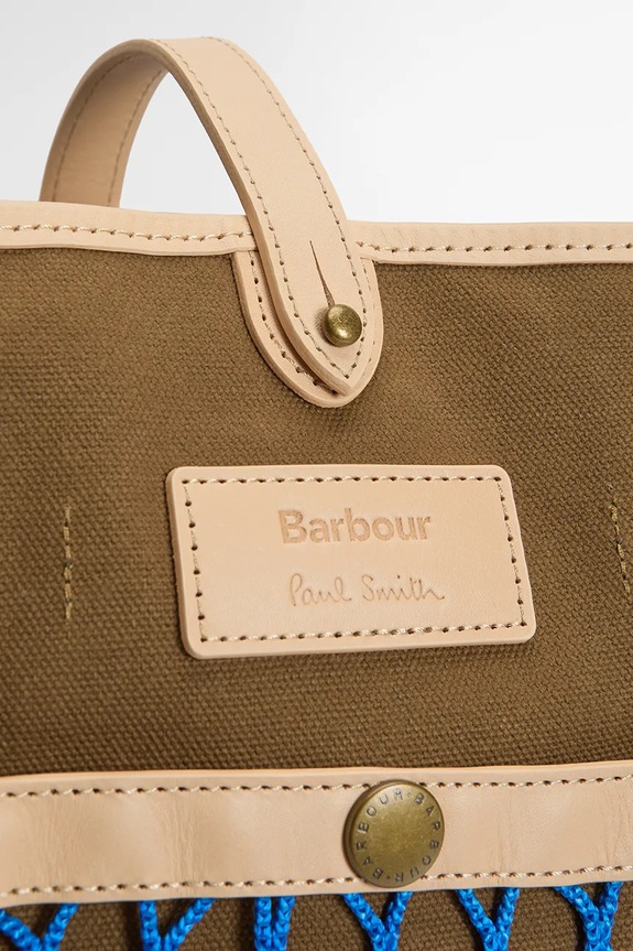 Barbour x Paul Smith Tote Bag geantă tote pentru femei verde UBA0772SN71
