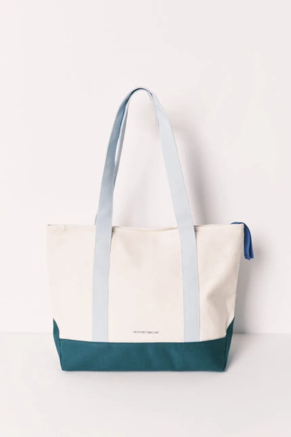 women'secret tote bag pentru femei, din bumbac 3063297 bej SS26
