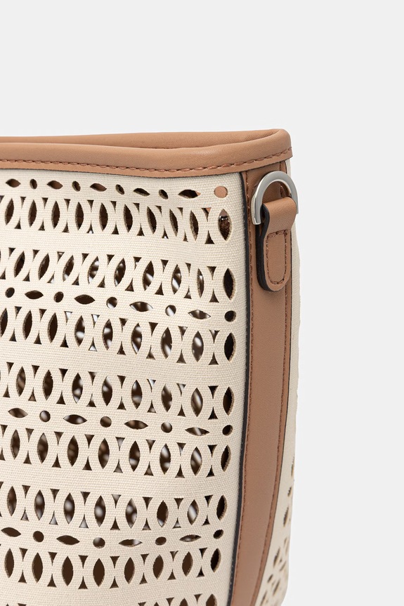 Gianni Chiarini crossbody torba za žene MASHUP bež BS.11506/COMM.CNVLS
