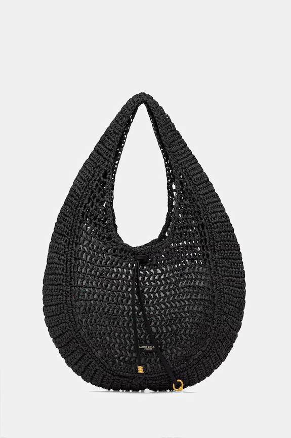 Dámska kabelka typu shopper Gianni Chiarini NEFELI čierna BS.11954/COMM.STR.CRCH