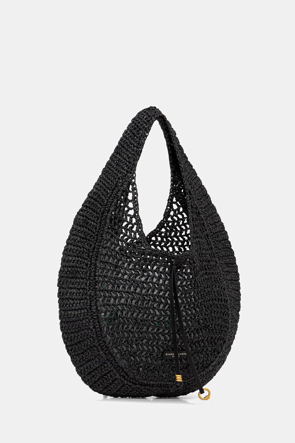 Dámska kabelka typu shopper Gianni Chiarini NEFELI BS.11954/COMM.STR.CRCH čierna SS26