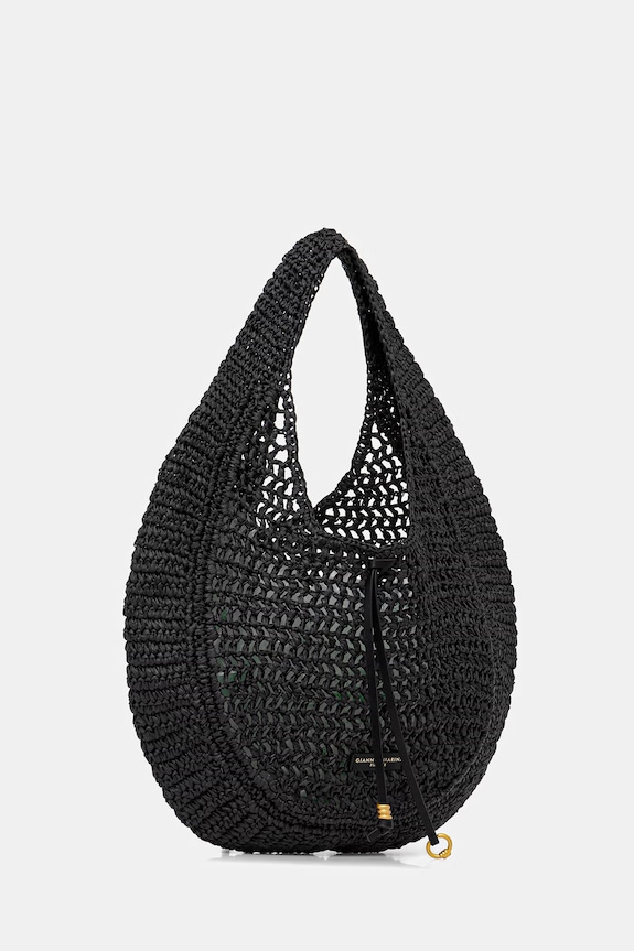 Dámska kabelka typu shopper Gianni Chiarini NEFELI BS.11954/COMM.STR.CRCH čierna SS26