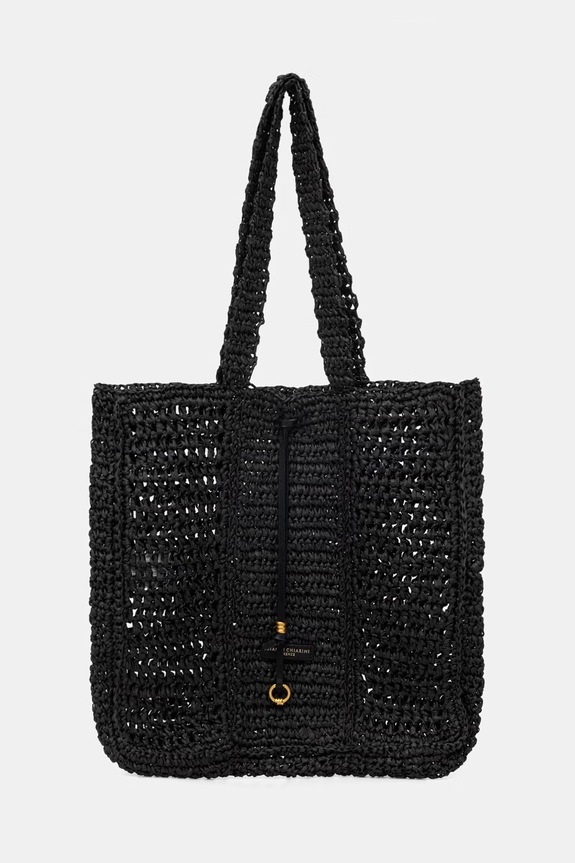 Gianni Chiarini kabelka typu tote dámska NEFELI čierna BS.11955/COMM.STR.CRCH