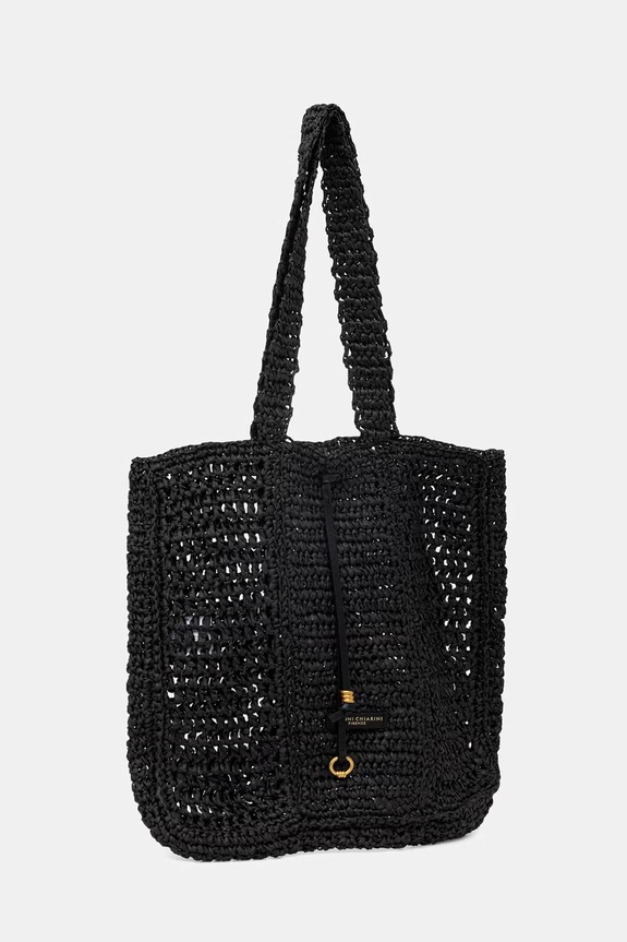 Gianni Chiarini kabelka typu tote dámska NEFELI BS.11955/COMM.STR.CRCH čierna SS26