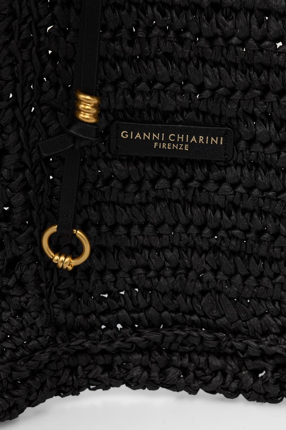 Gianni Chiarini kabelka typu tote dámska NEFELI čierna BS.11955/COMM.STR.CRCH