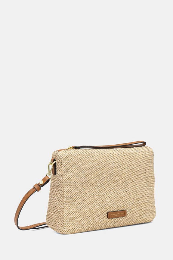 Gianni Chiarini crossbody torba za žene kožna NORA POUCH BS.10225/COMM.TWIST.LS bež SS26