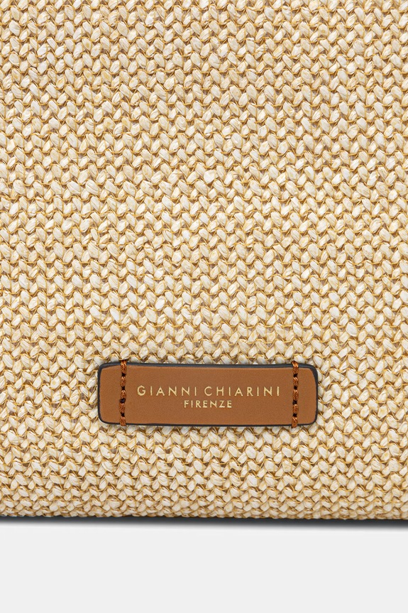 Gianni Chiarini crossbody torba za žene kožna NORA POUCH bež BS.10225/COMM.TWIST.LS