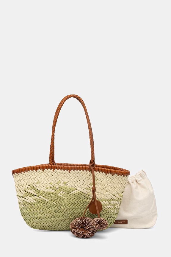 Gianni Chiarini női strandtáska PALOMA zöld BS.11311/COMM.STRAWINT