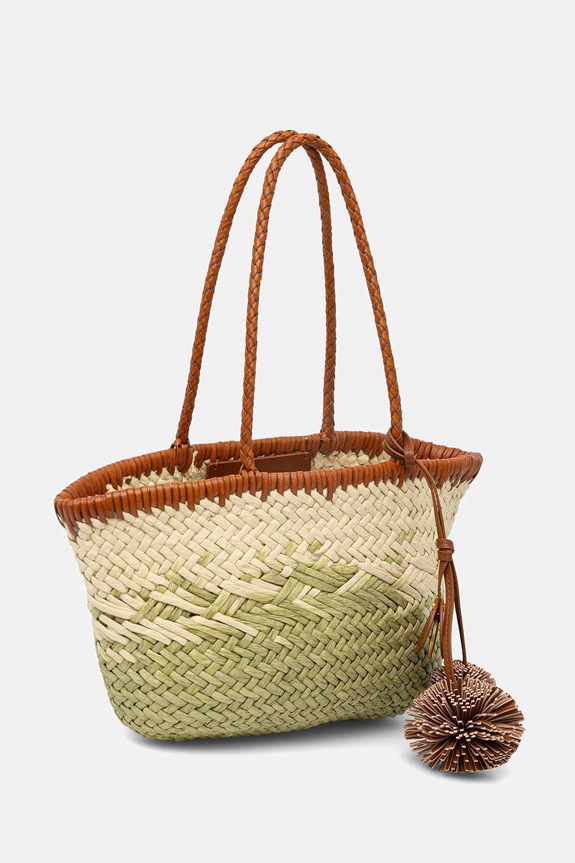 Gianni Chiarini női strandtáska PALOMA BS.11311/COMM.STRAWINT zöld SS26