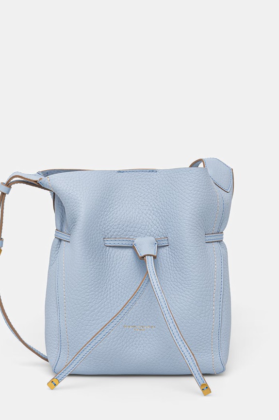 Gianni Chiarini torebka worek damska skórzana SIENNA BS.11786.RNGDBL.T.U. niebieski SS26