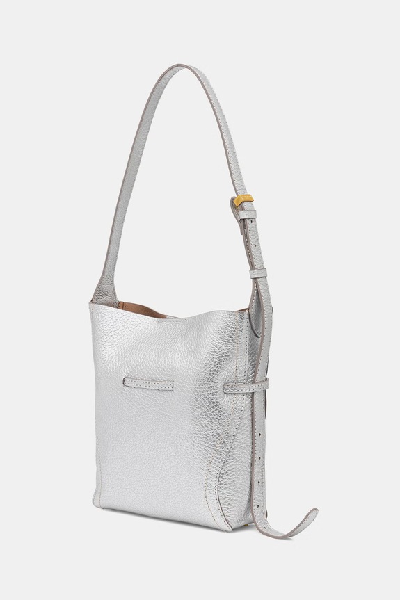 Accessori Gianni Chiarini borsa busta da donna in pelle SIENNA BS.11786.RNGDBL.T.U. argento