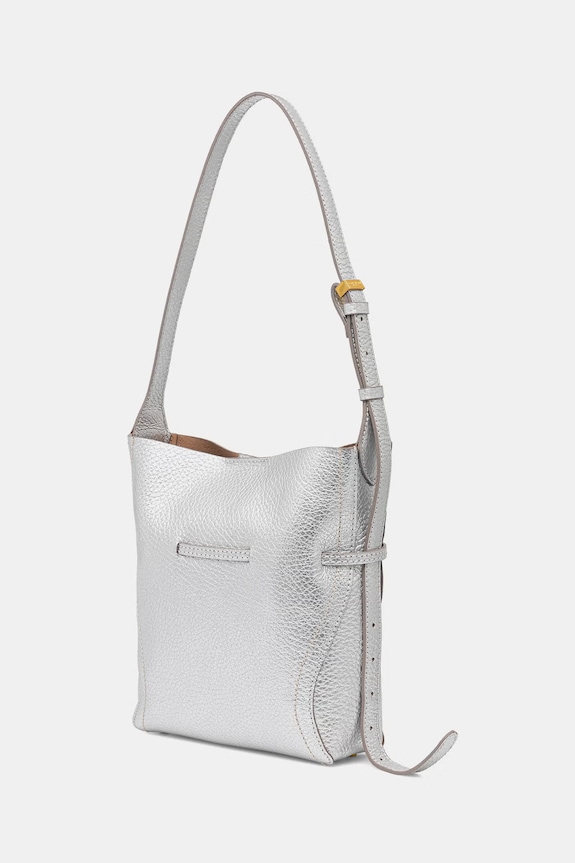 Accessori Gianni Chiarini borsa busta da donna in pelle SIENNA BS.11786.RNGDBL.T.U. argento