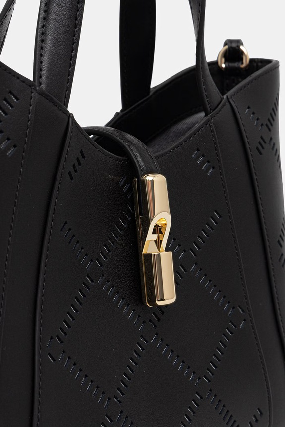 Furla geantă pentru femei, din piele Goccia S tote negru WB01789.BX3947.O6000