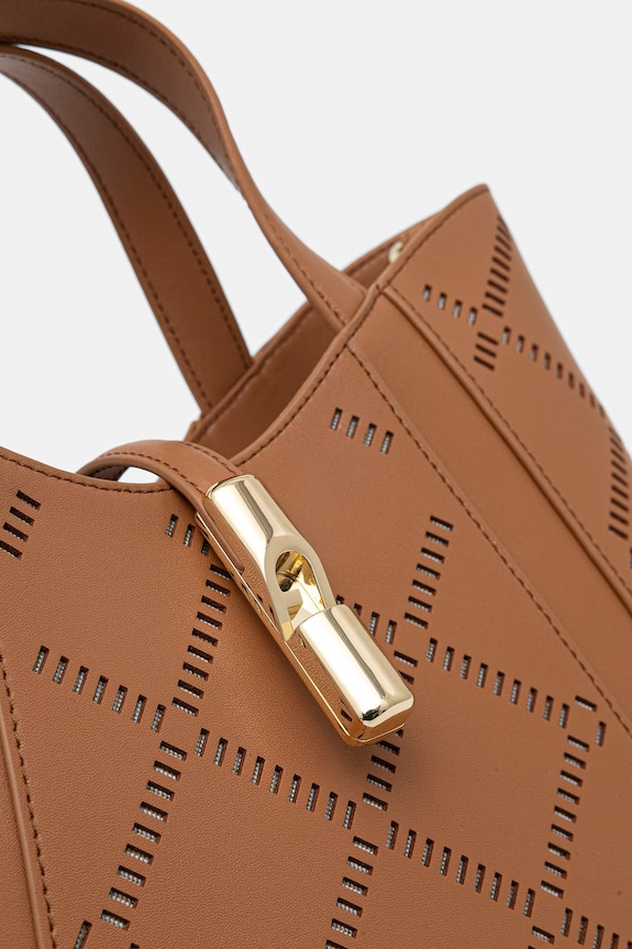Furla geantă crossbody pentru femei, din piele Goccia S tote maro WB01789.BX3947.RY000